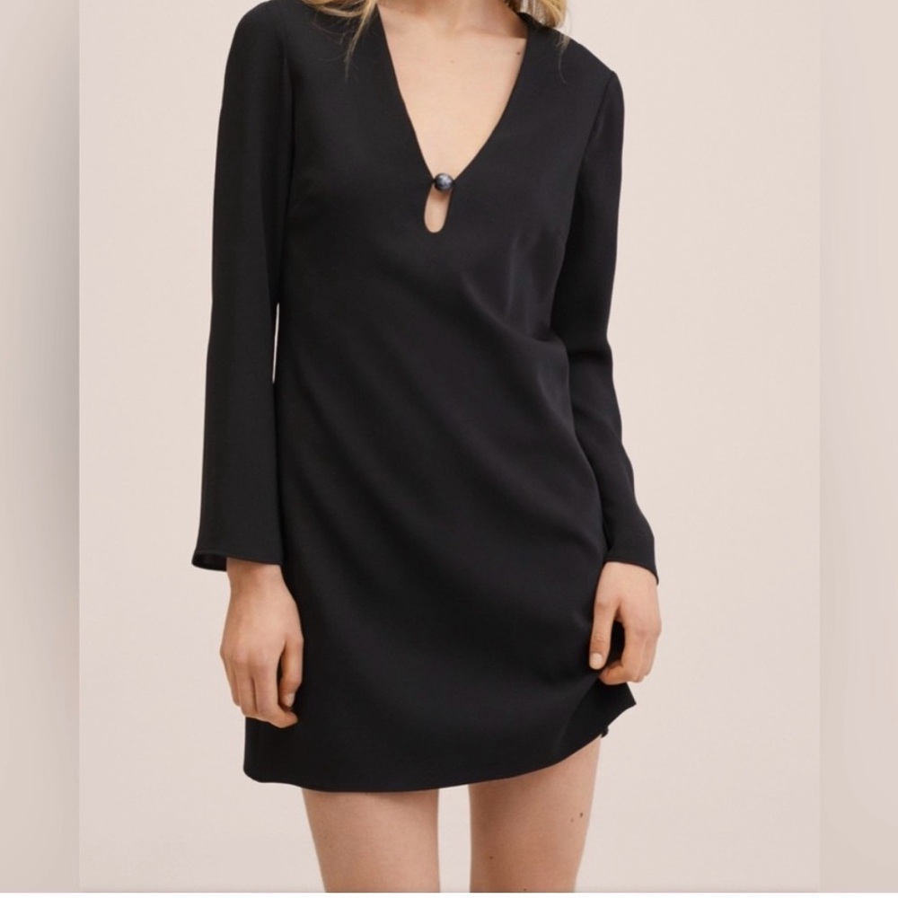 Mango Black Dress